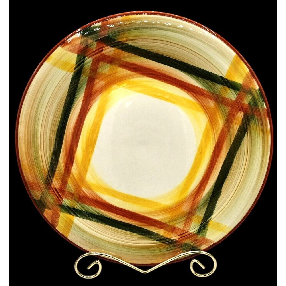 Serving Platter Vernonware Homespun Chop Plate Metlox Poppytrail Vintage 1950s